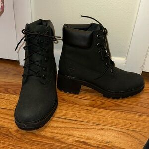 Timberland Kinsley Black Boot, size 9. Never worn